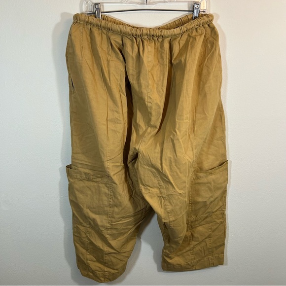 Free People Kahlani Harem Pull-On Pants Gold Medium NWT - Picture 10 of 15